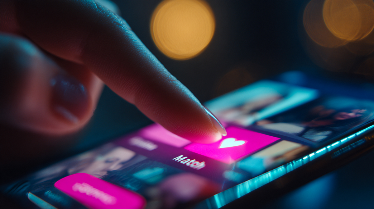 Dating App Bio Ideas 2026: A close-up of a smartphone screen showing a creative profile description.